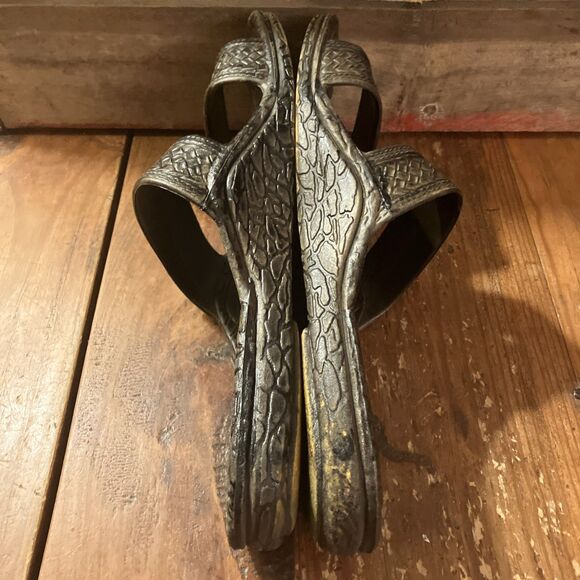 Vintage Pali Hawaii Sandals SIZE 12 DARK BROWN Women's - Picture 5 of 6